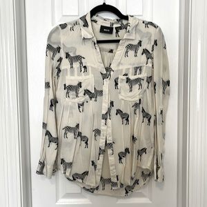 Maeve Zebra blouse